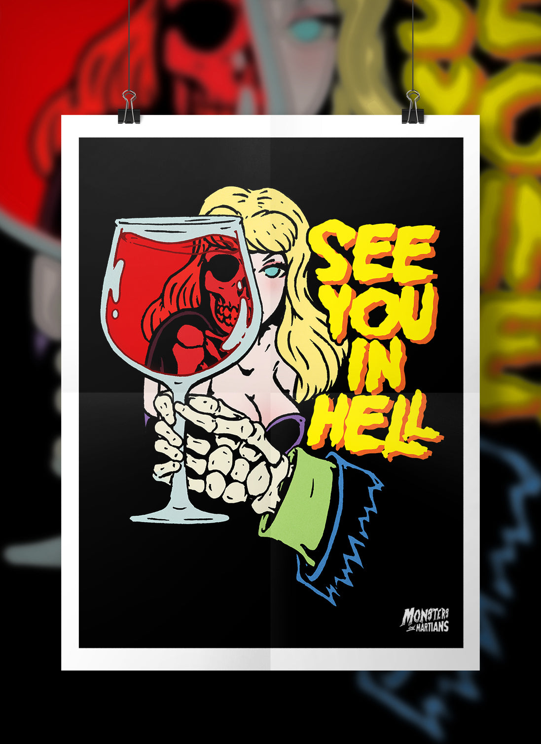See You In Hell - Chamber of Chills Horror Poster