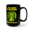 In the Morning We Are Zombie! Horror Coffee Mug, Black, 15oz