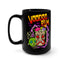 Voodoo Rum Tiki Culture Shrunken Head Coffee Mug, Black, 15oz