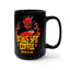 Devils Spit Coffee Roasted in Hell Horror Coffee Mug, Black, 15oz