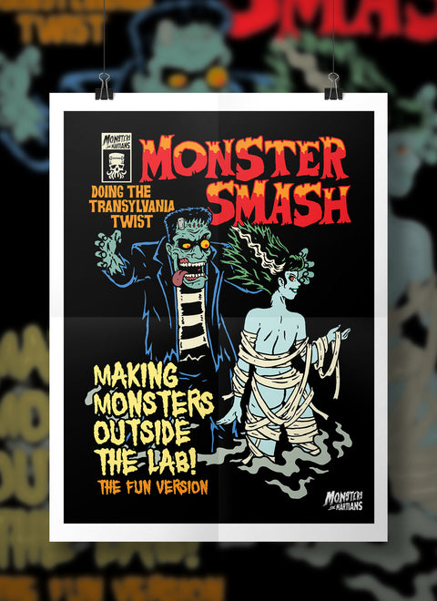 Monster Smash - Making Monsters Outside the Lab Horror Poster